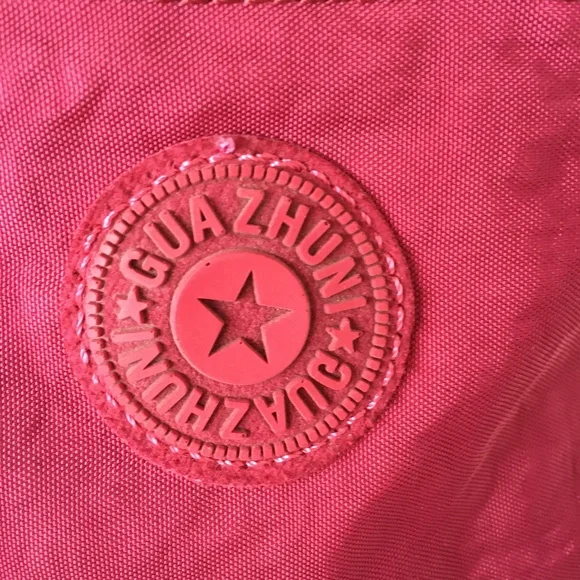 Guazhuni Cross Body Shoulder Bag Dark Fuschia Pink Top Zipper Outer Pocket - Picture 4 of 9